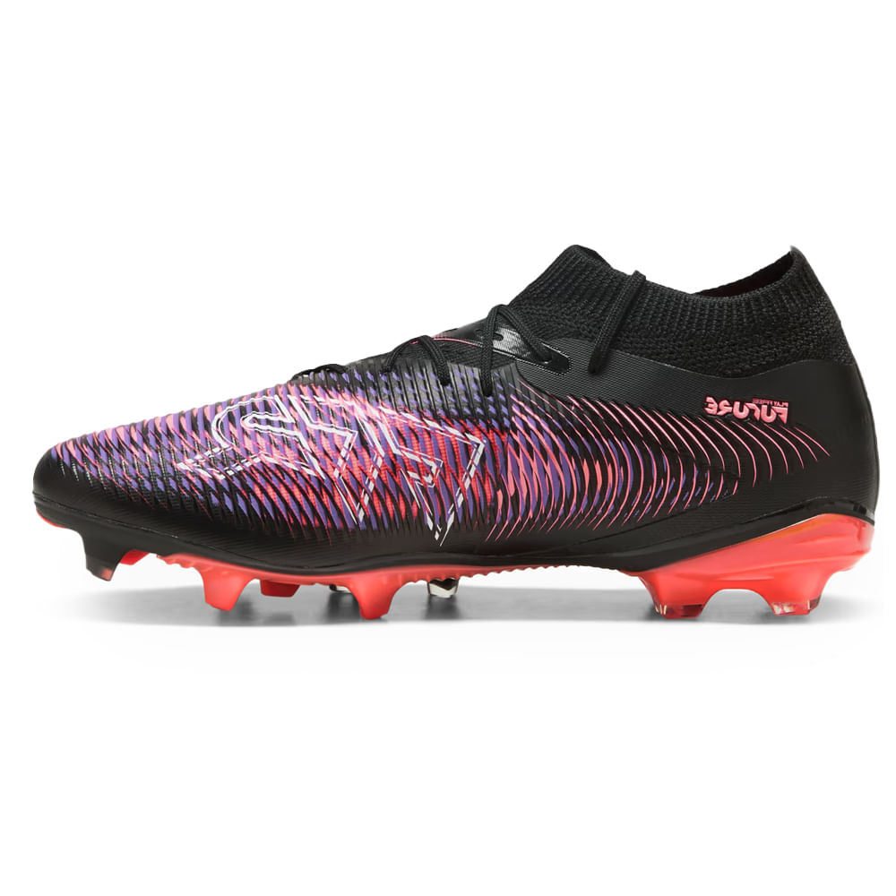 Puma Chuteira FUTURE 8 MATCH FG 108140-01 PretoBrancoVermelho Sint -3-